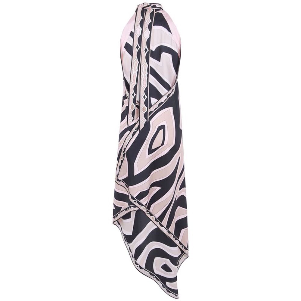 Emilio Pucci Women Silk Twill Midi Dress - Picture 2 of 7